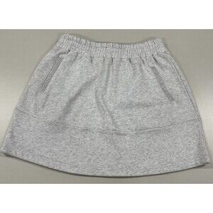 Women's Akira Gray Causal Skirt With Embellishment, Size Large